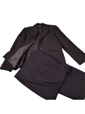 Karen Scott Collar Blue Women's Pant Suite Size 14